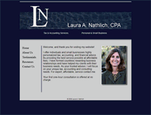 Tablet Screenshot of nathlichcpa.com